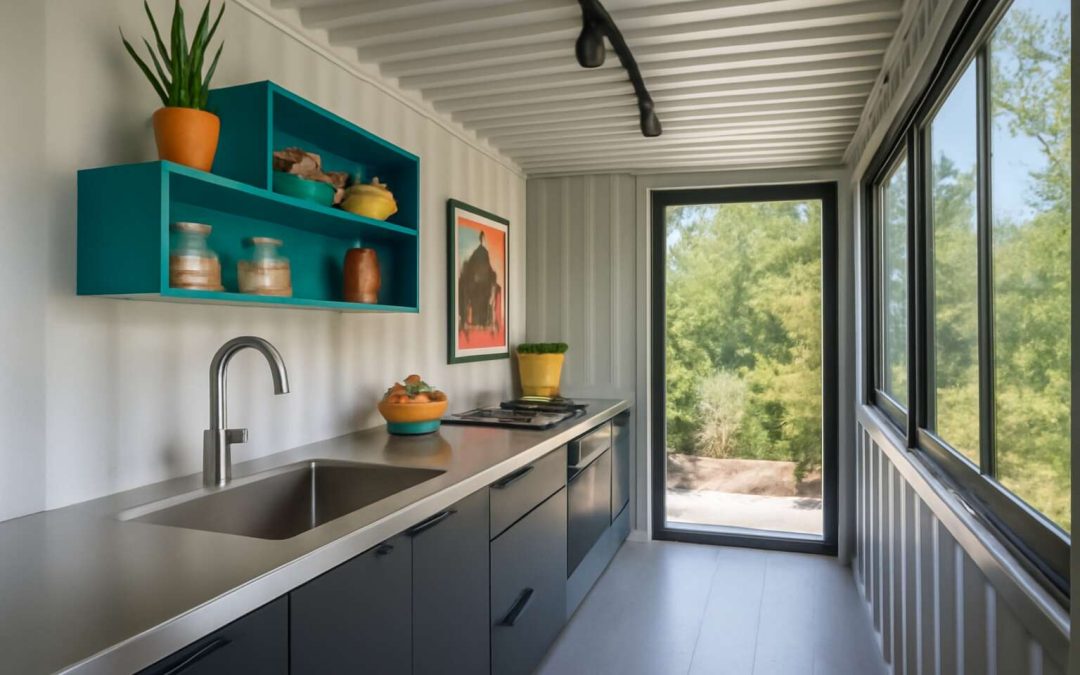 Stylish and functional: Innovative designs of containers converted into kitchens for modern living