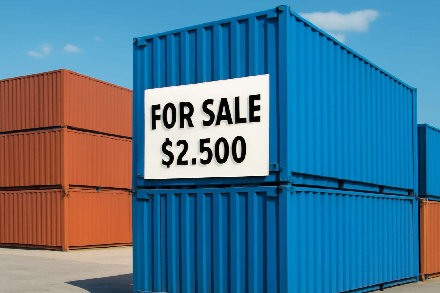 containers for sale prices