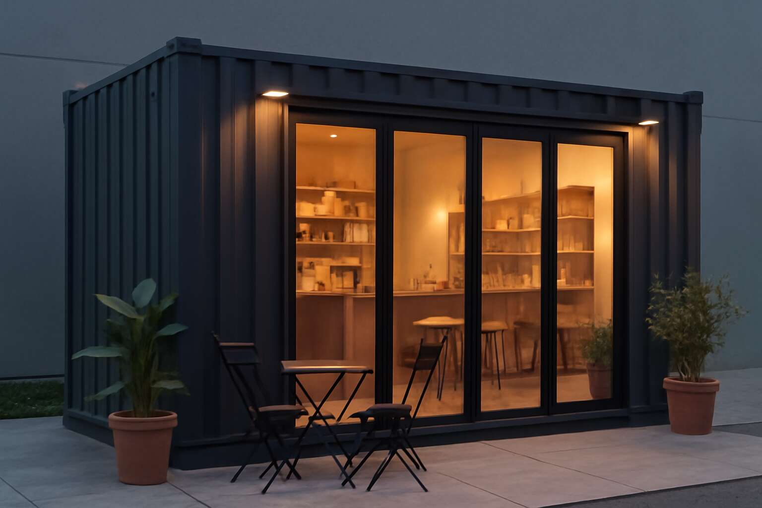 converted metal containers