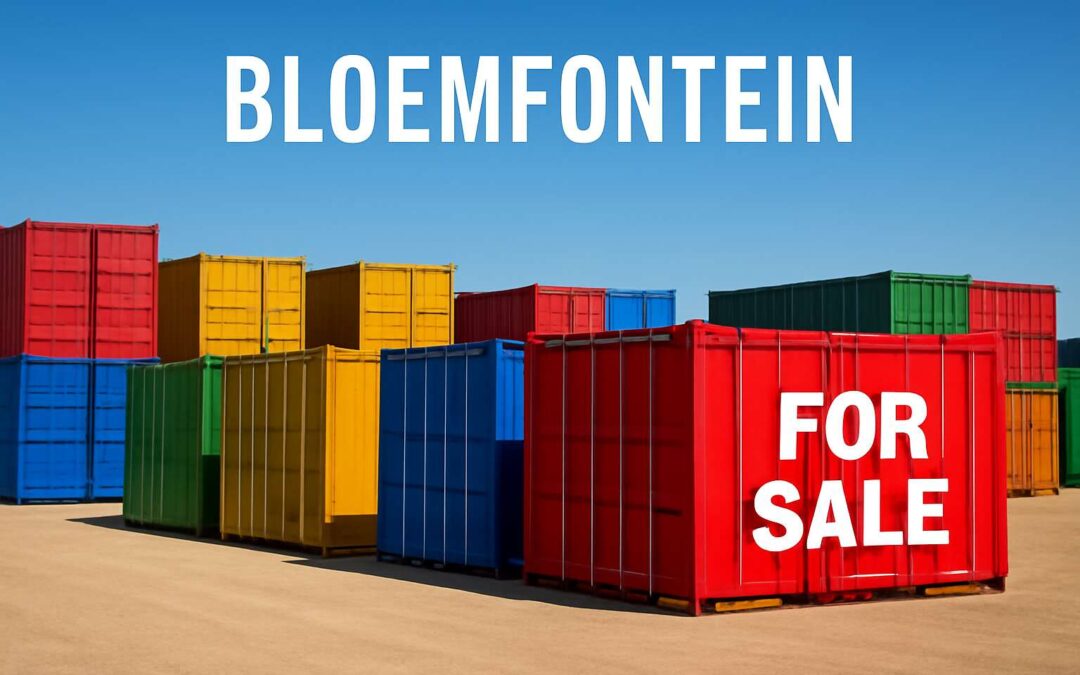 Affordable storage solutions with containers for sale bloemfontein — grab yours today!