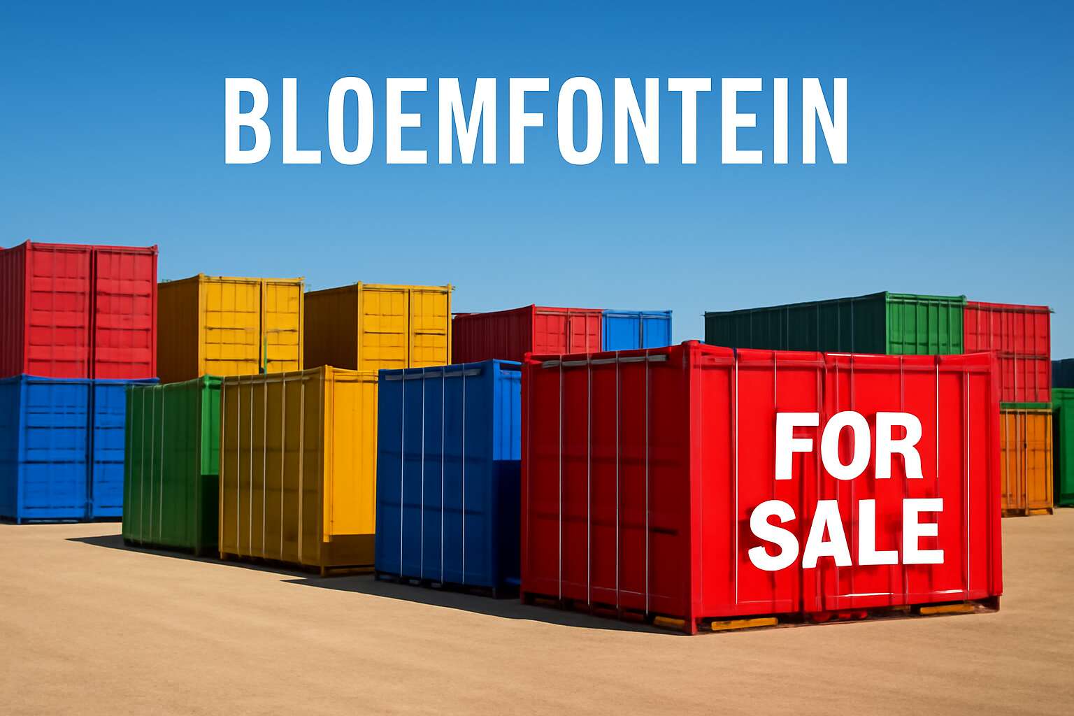 containers for sale bloemfontein
