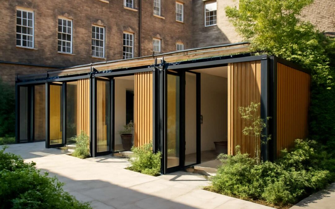Discover converted shipping containers london: chic, compact spaces for city living