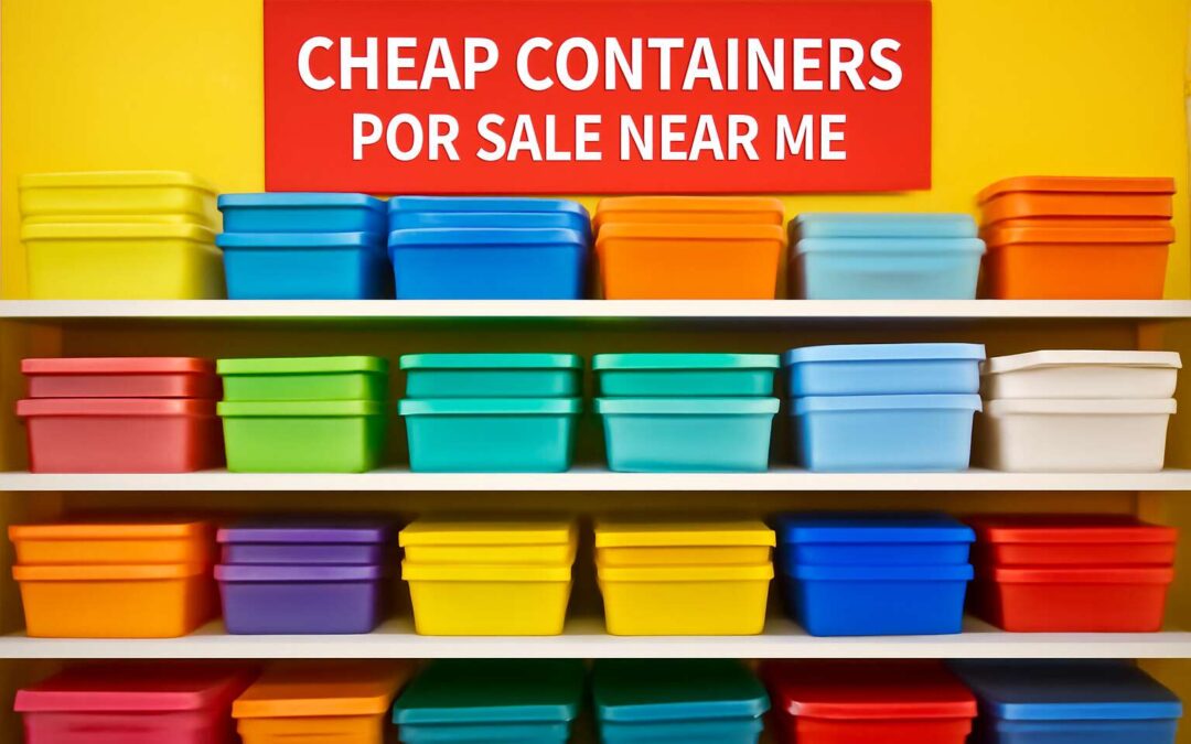 Shop smart: cheap containers for sale near me and save big today