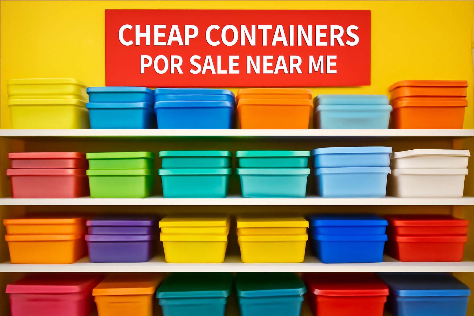cheap containers for sale near me